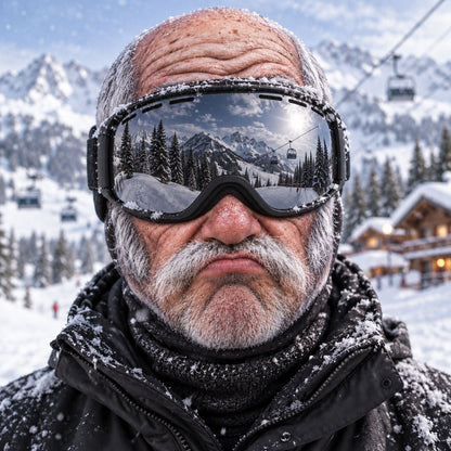 Crazy Faces Cold Places Funny Ski Mask NCU0TZL11