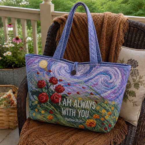 Held by His Love Quilted Classic Tote Bag TZL0PT0053