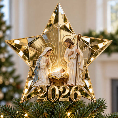 Holy Nativity Christmas Tree Topper TZL0TD50