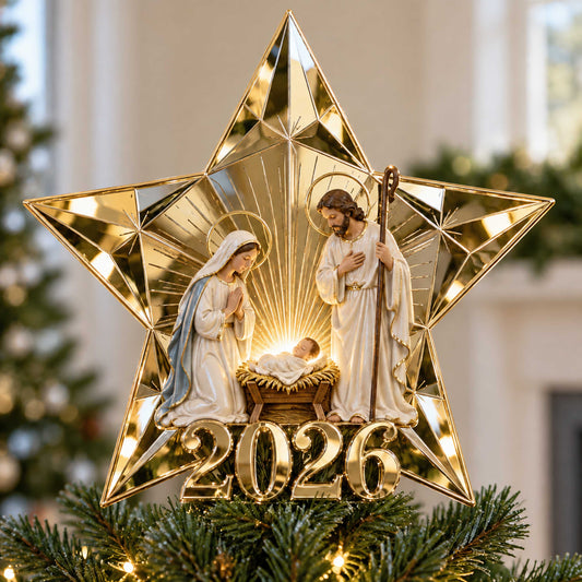 Holy Nativity Christmas Tree Topper TZL0TD50