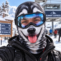 Husky Tongue Funny Ski Mask TZL0DV211