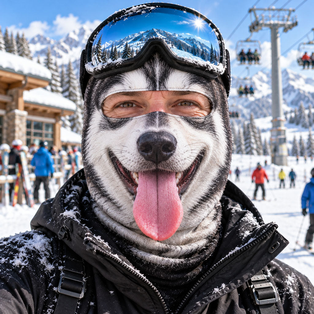 The Happy Howlers Funny Ski Mask NCU0TZL014