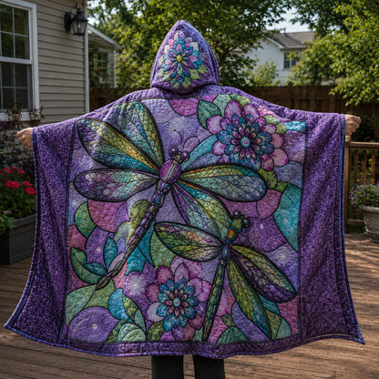 Jewel Winged Meadow Quilted Hooded Blanket TZL0PT0130