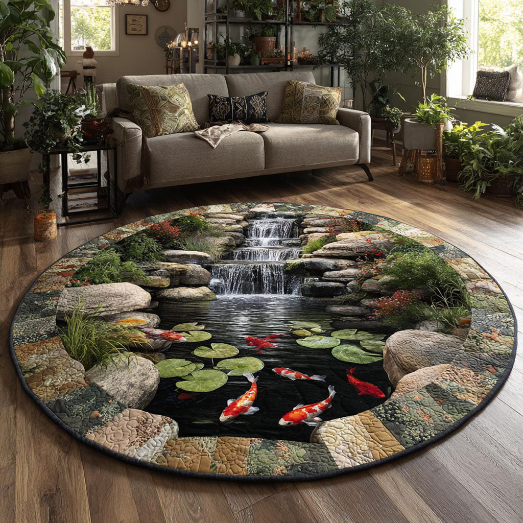 Koi Haven Round Carpet NCU0DV9407