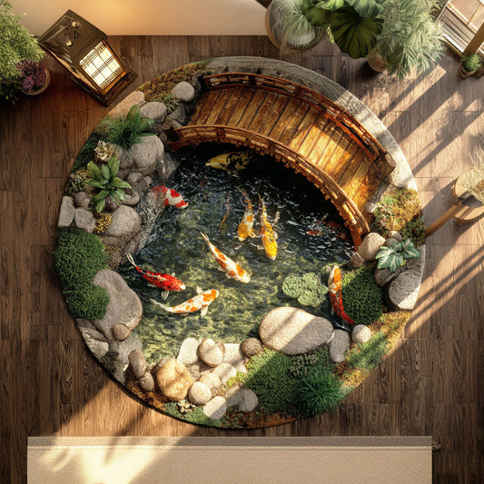 Koi Haven Round Carpet NCU0TD2542
