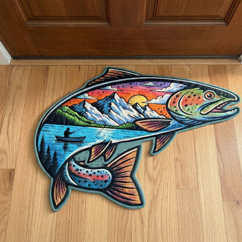 Lake Adventure Custom Shape Doormat NCU0NNT3114