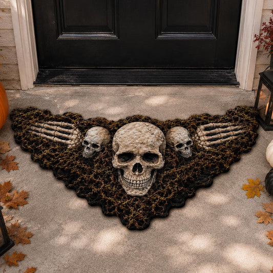 Land Of Skulls Custom Shape Doormat NCU0DV2300