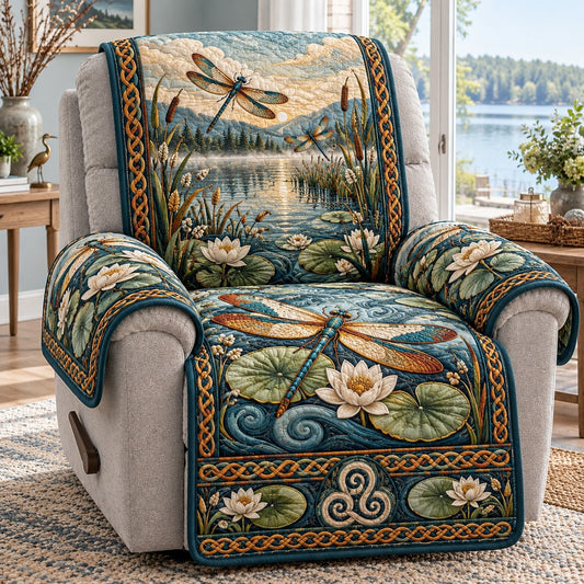 Lily Pond Quilted Sofa Cover TZL0TD426