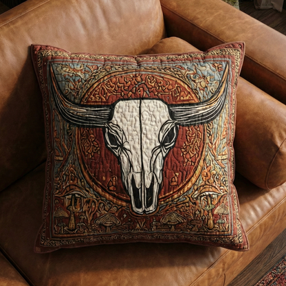 Longhorn Heritage Quilted Pillow Case NCU0XD2204