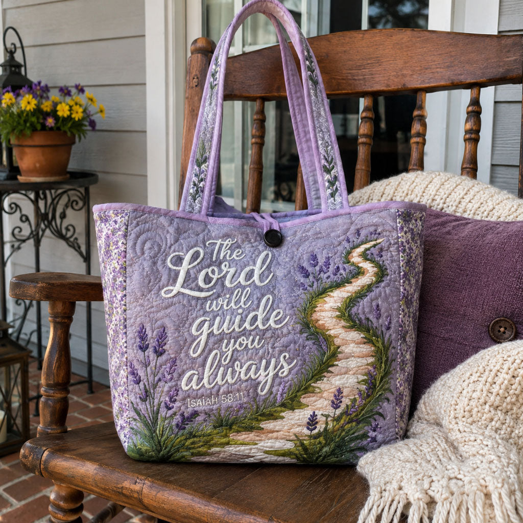 Lord, Guide My Way Quilted Classic Tote Bag TZL0PT0057