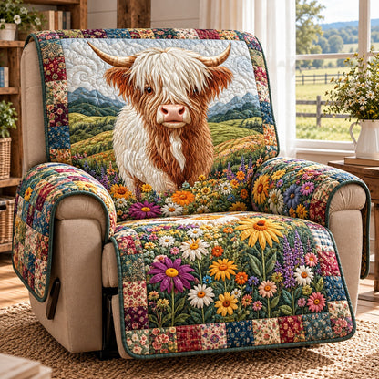 Meadow Bloom Quilted Sofa Cover TZL0PT0767
