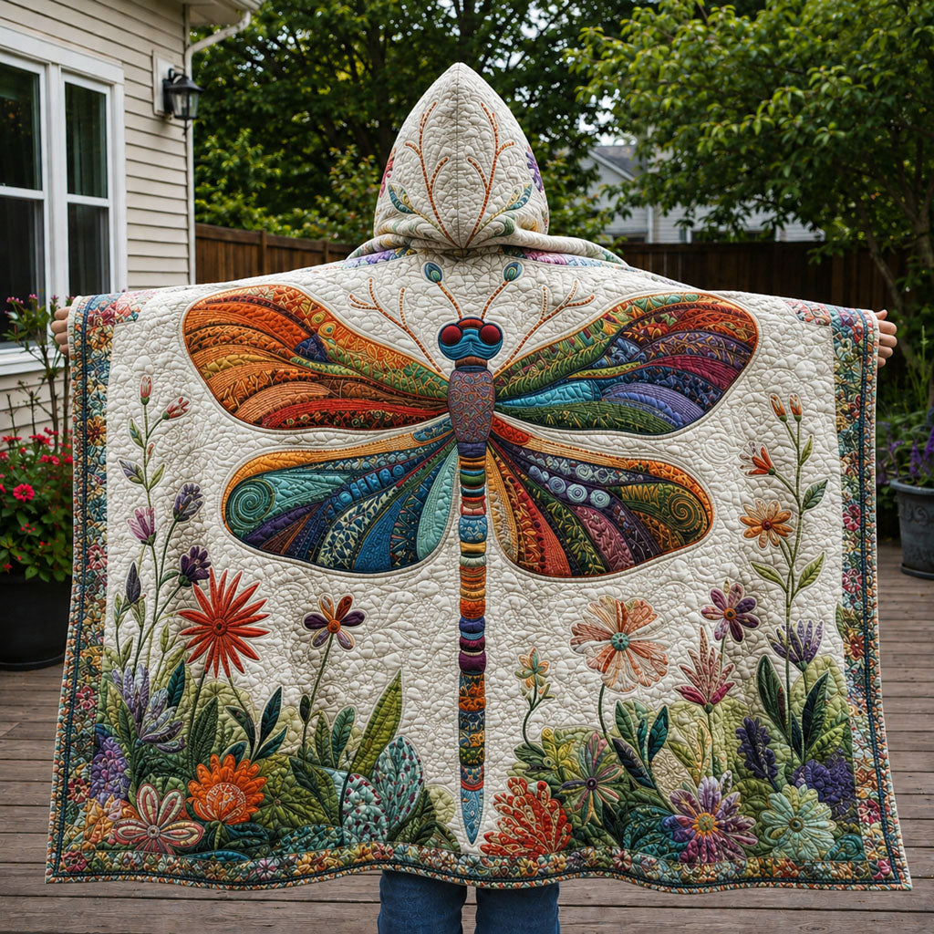 Meadow Winged Grace Quilted Hooded Blanket TZL0PT0131
