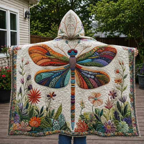 Meadow Winged Grace Quilted Hooded Blanket TZL0PT0131