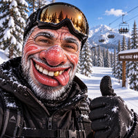 Mega Grin Funny Ski Mask TZL0DV230