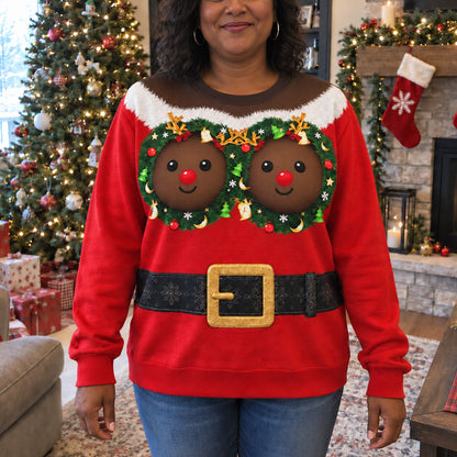 Merry Melons Personalized Ugly Sweatshirt TZL0TV082