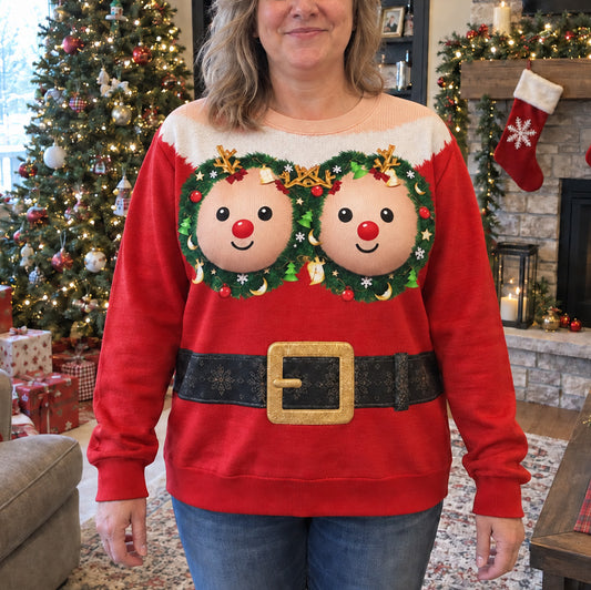 Merry Melons Personalized Ugly Sweatshirt TZL0TV082
