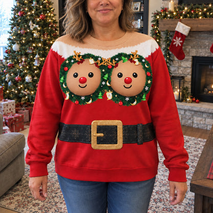Merry Melons Personalized Ugly Sweatshirt TZL0TV082
