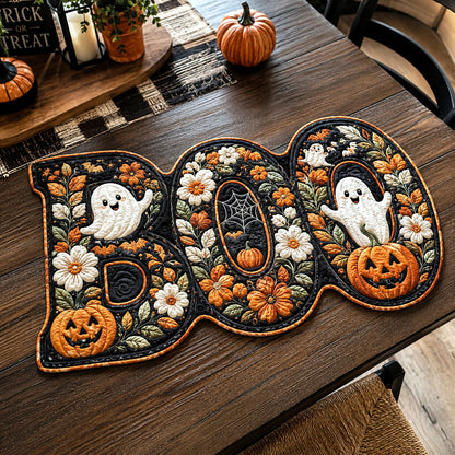 Midnight Boo Custom Shape Quilted Placemat SN0TV037