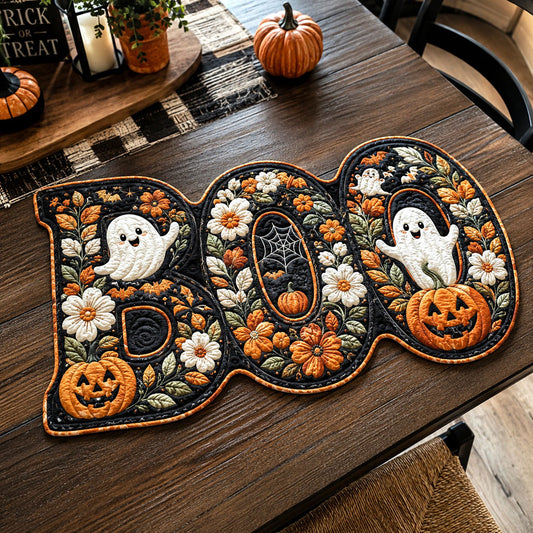 Midnight Boo Custom Shape Quilted Placemat SN0TV037