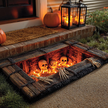Midnight Cemetery Gate Doormat NCU0PT11885