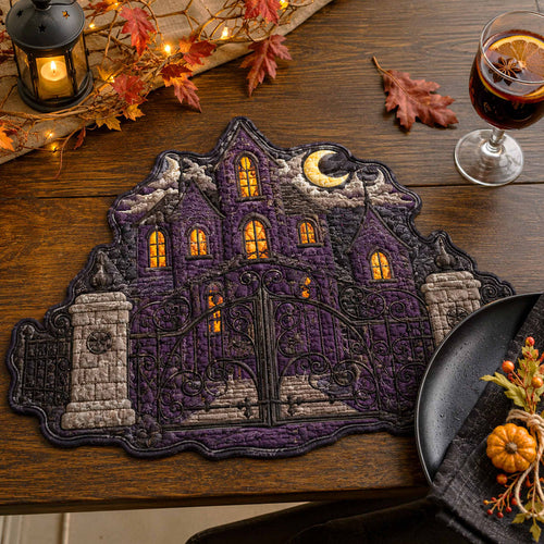 Mystic Haunt Custom Shape Quilted Placemat SN0TD022