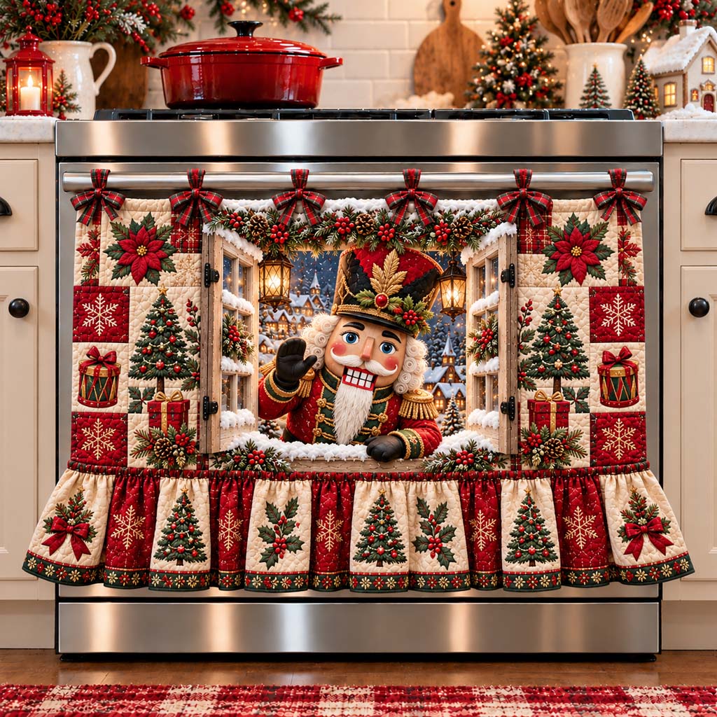 Nutcracker Noel Window Oven Curtain TZL0HH0224