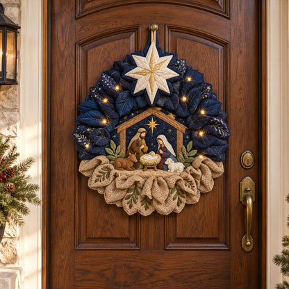 O Holy Night Custom Shape Quilted Door Hanger TZL0PT0211
