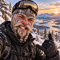 Old Norse Grin Funny Ski Mask TZL0DV248