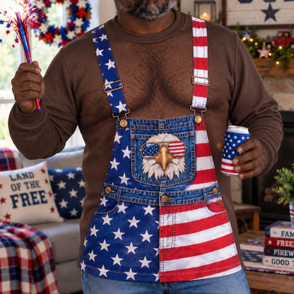 Patriotic Eagle Personalized Ugly Sweatshirt TZL0HH0029