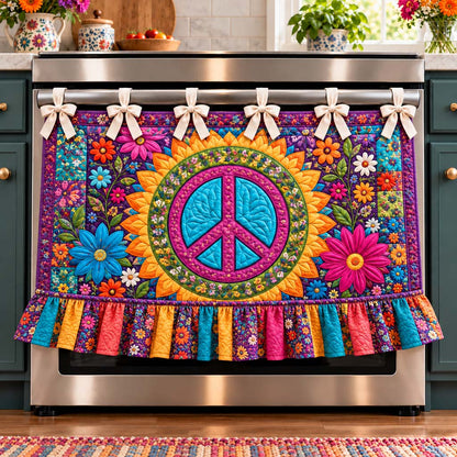 Peace Bloom Patchwork Oven Curtain TZL0HH0216