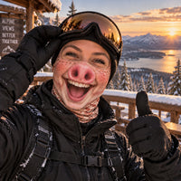 Piggy Grin Funny Ski Mask TZL0DV222
