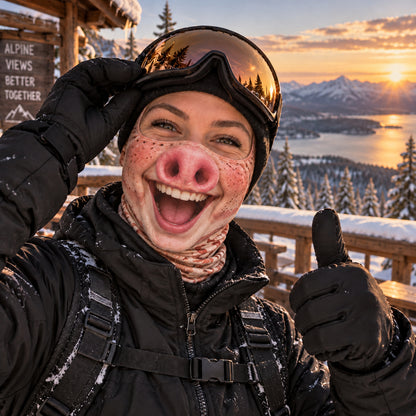 Ski Now Regret Later Funny Ski Mask NCU0TZL06