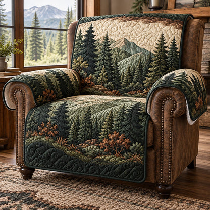 Pinewood Mountain Retreat Quilted Sofa Cover TZL0DV504