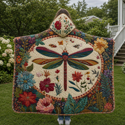 Prairie Winged Beauty Quilted Hooded Blanket TZL0PT0137