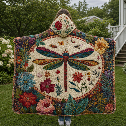 Prairie Winged Beauty Quilted Hooded Blanket TZL0PT0137