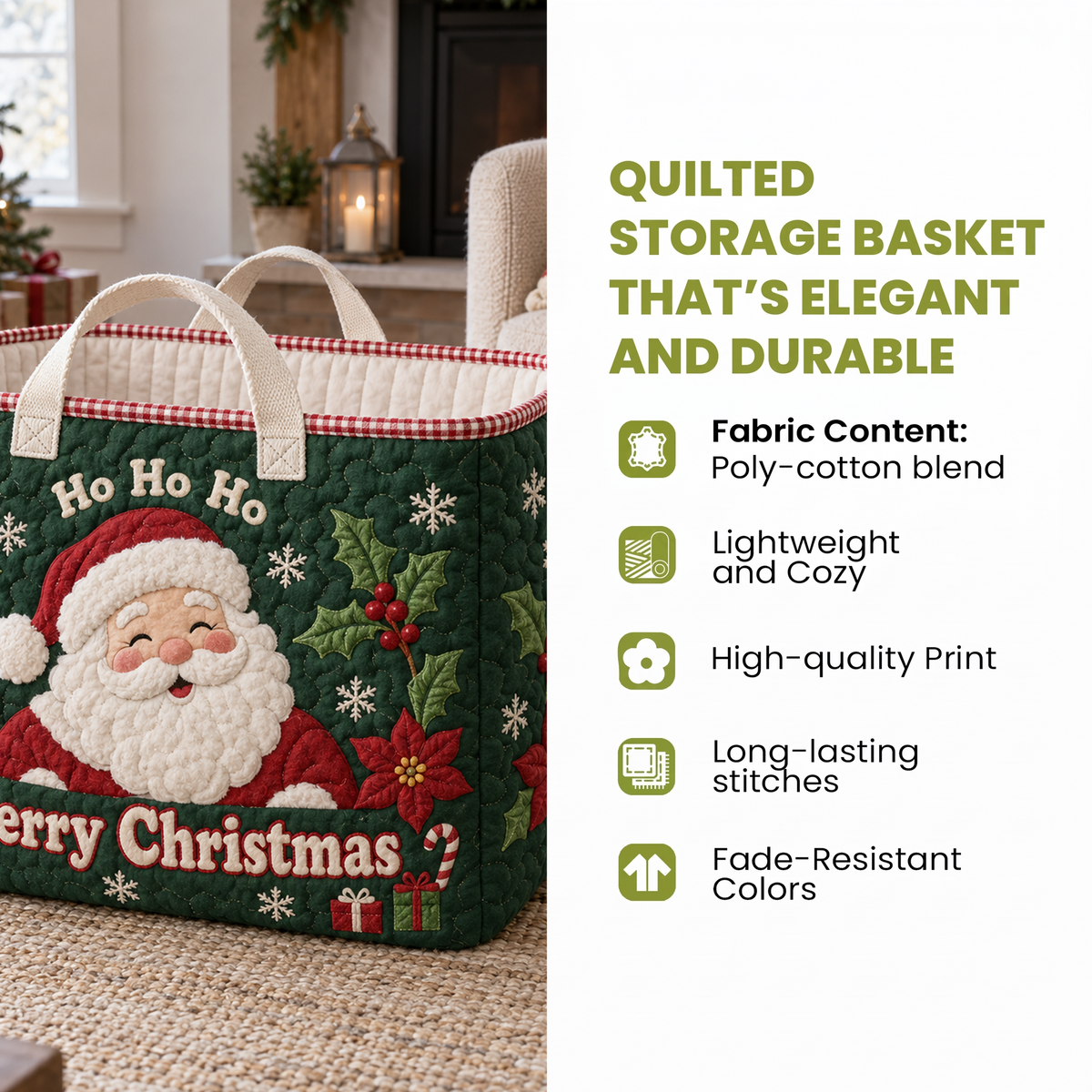 Quilted Storage Basket