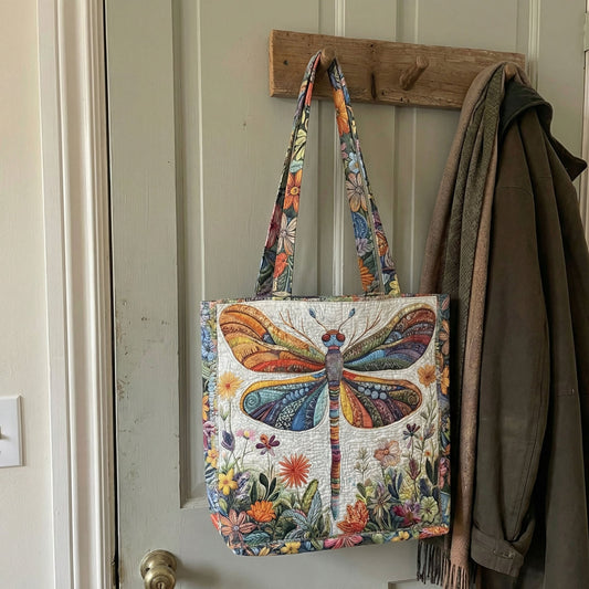 Rainbow Duffle Quilted Zipper Tote Bag SN0K007