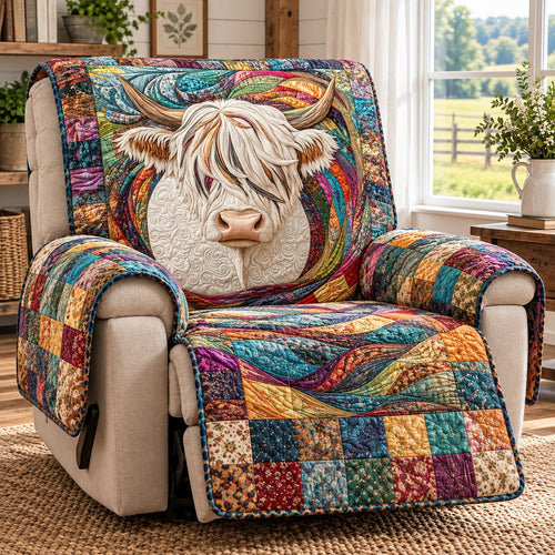 Rainbow Swirl Quilted Sofa Cover TZL0PT0768