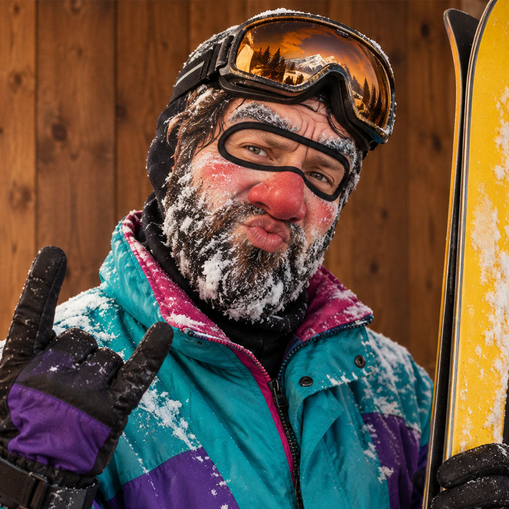 Crazy Faces on the Slopes Funny Ski Mask NCU0TZL10