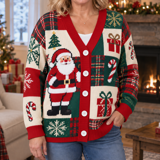 Ribbon Claus Cardigan TZL0HH0056
