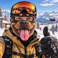 Rottie Powder High-Five Funny Ski Mask TZL0PT0462