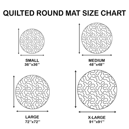Wild Heritage Quilted Round Mat NCU0NT11825