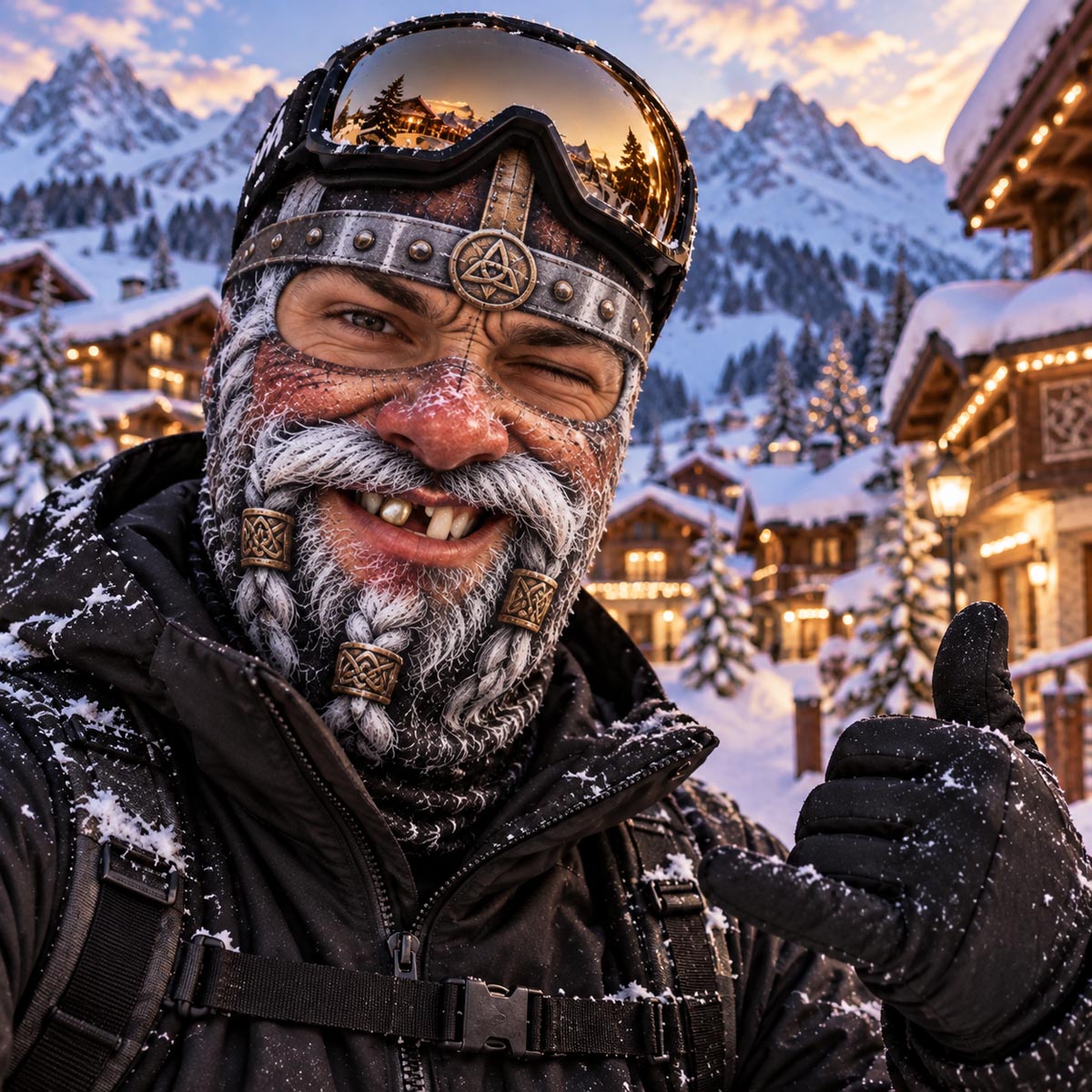 Viking Mode Activated Ski Mask NCU0TZL08