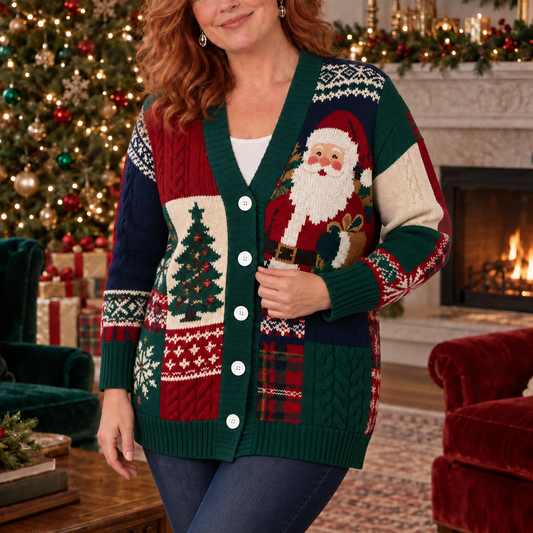 Rustic Santa Cardigan TZL0HH0051
