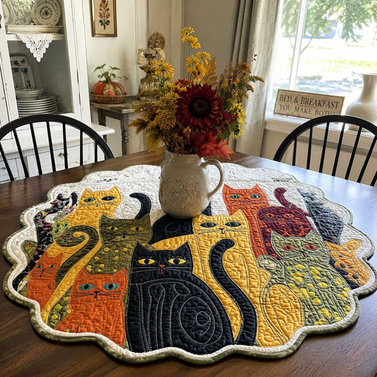 Rustic Whiskers Custom Shape Quilted Table Topper TZL0PT0027