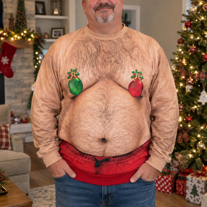 Santa Bod Personalized Ugly Sweatshirt TZL0TV071