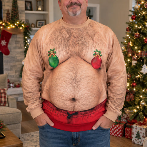 Santa Bod Personalized Ugly Sweatshirt TZL0TV071