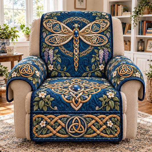 Sapphire Wings Quilted Sofa Cover TZL0TD427