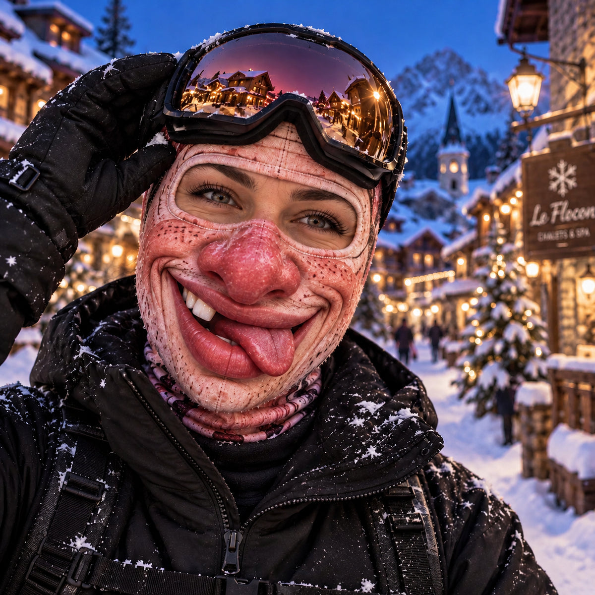 Ski Now Regret Later Funny Ski Mask NCU0TZL06