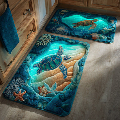 Serene Tide Kitchen Area Rug NCU0TD1442